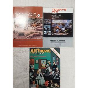 Vintage ARTnews, Palette Talk And Today's Art  70's And 80's  Lot